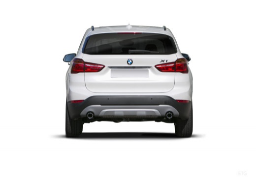 BMW X1, универсал, белый задний
