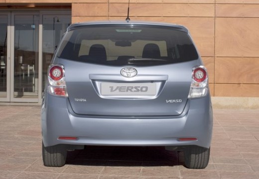 Toyota Verso, универсал, mpv silver grey задняя панель