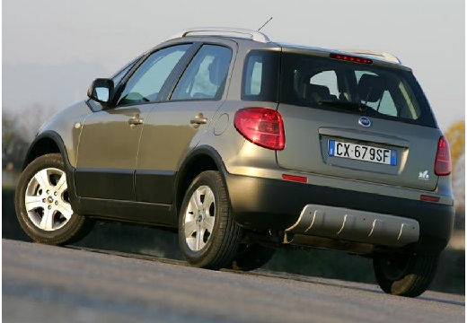 FIAT Sedici I kombi zielony tylny lewy