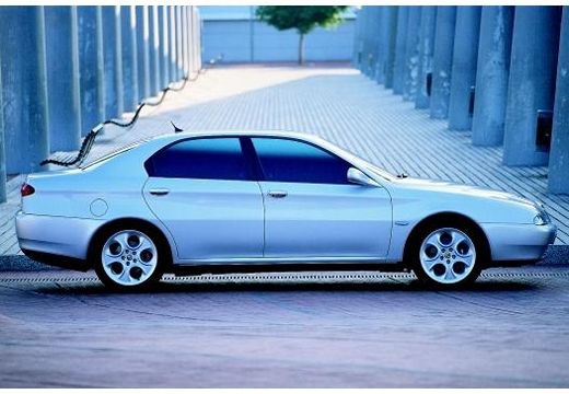 ALFA ROMEO 166 I sedan silver grey boczny prawy