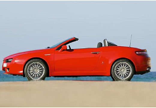 ALFA ROMEO Spider V kabriolet czerwony jasny boczny lewy