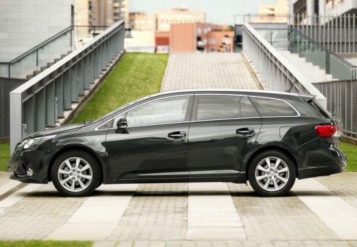 Toyota Avensis VI kombi czarny boczny lewy