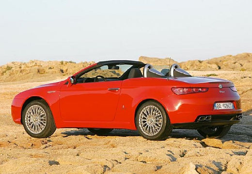 ALFA ROMEO Spider V kabriolet czerwony jasny tylny lewy