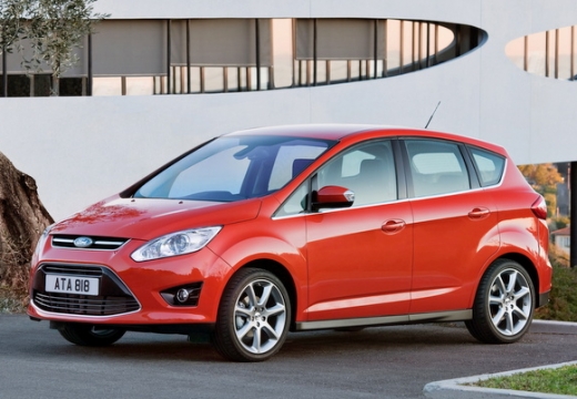 FORD C-MAX kombi mpv czerwony jasny przedni lewy
