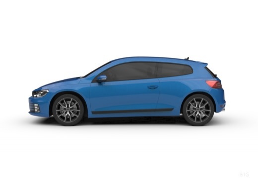 VOLKSWAGEN Scirocco III II coupe boczny lewy