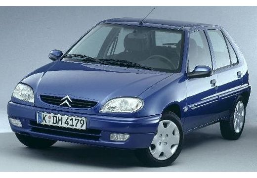CITROEN Saxo hatchback niebieski jasny przedni lewy