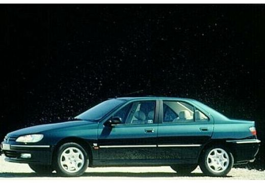 PEUGEOT 406 I sedan zielony boczny lewy
