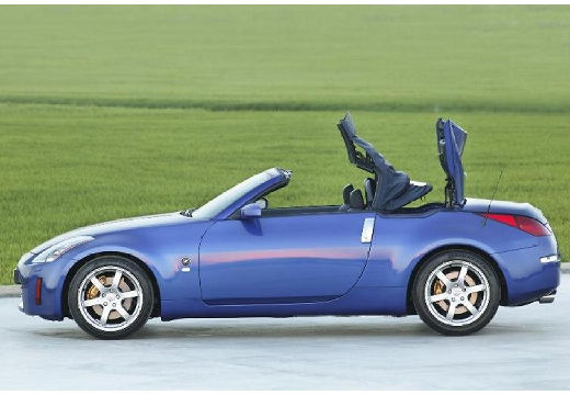 NISSAN 350 Z roadster niebieski jasny boczny lewy