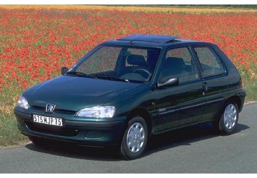 PEUGEOT 106 hatchback zielony przedni lewy