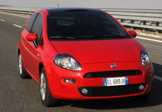 FIAT Punto II hatchback czerwony jasny przedni prawy