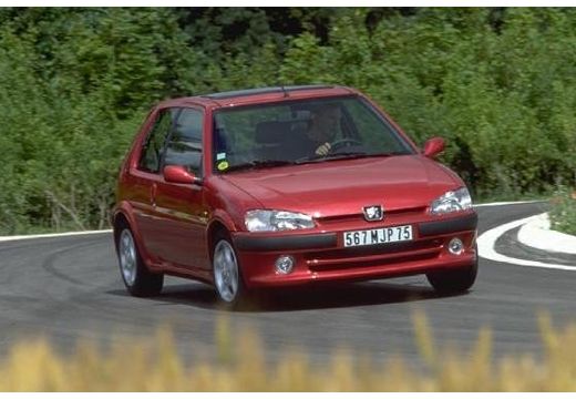 PEUGEOT 106 hatchback bordeaux (czerwony ciemny) przedni prawy