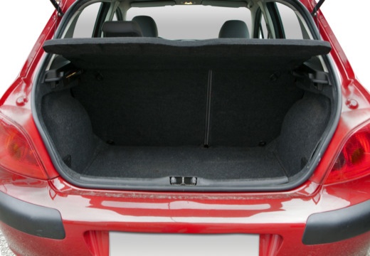 PEUGEOT 307 I hatchback przestrzeń załadunkowa