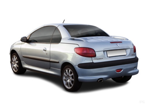 PEUGEOT 206 kabriolet tylny lewy