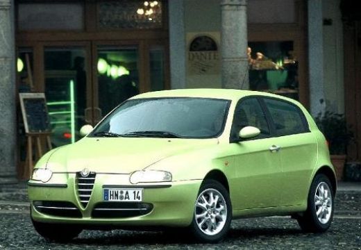 ALFA ROMEO 147 I hatchback zielony przedni prawy