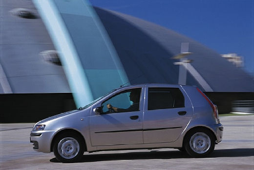 FIAT Punto II I hatchback silver grey boczny lewy