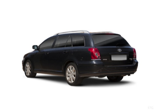 Toyota Avensis IV kombi czarny tylny lewy
