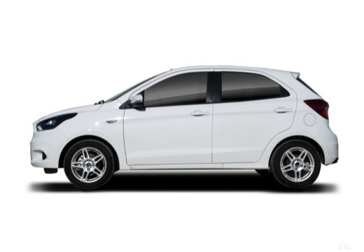 FORD Ka+ hatchback biały boczny lewy