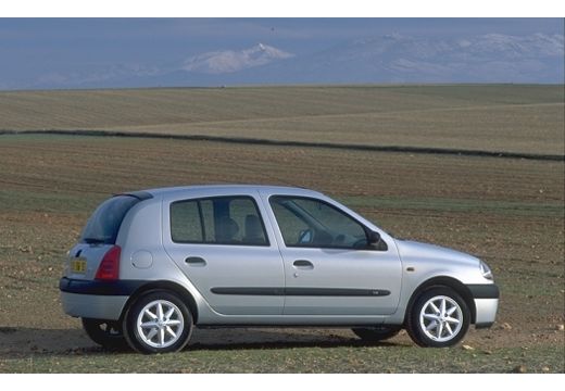 RENAULT Clio II I hatchback silver grey tylny prawy