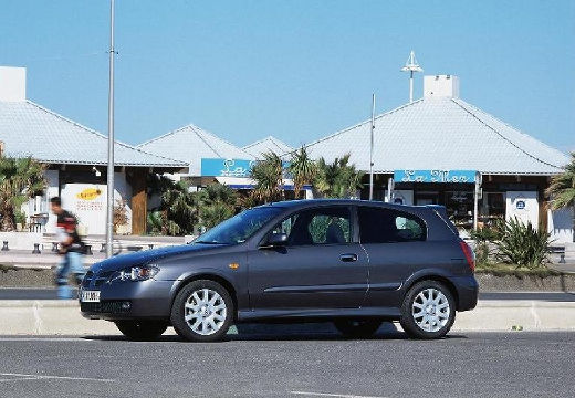 NISSAN Almera hatchback szary ciemny przedni lewy