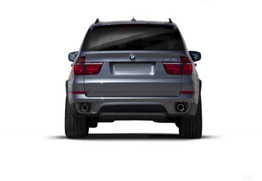 BMW X5 X 5 E70 kombi szary ciemny tylny