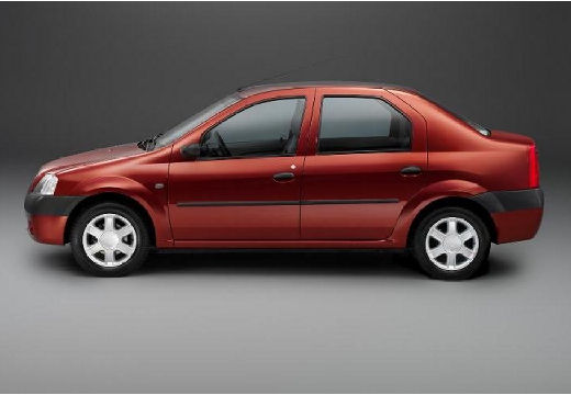 DACIA Logan I sedan bordeaux (czerwony ciemny) boczny lewy
