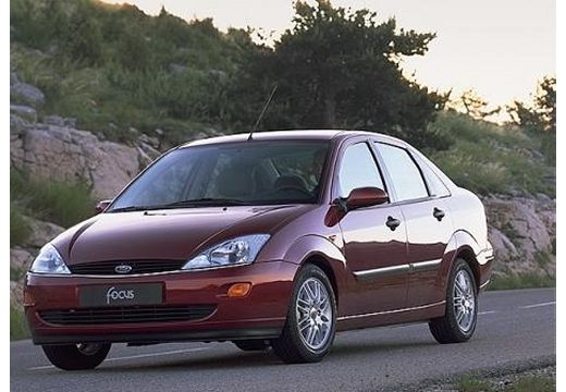 FORD Focus sedan bordeaux (czerwony ciemny) przedni lewy