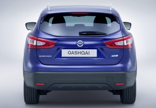 NISSAN Qashqai hatchback niebieski jasny tylny