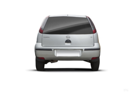 OPEL Corsa C II hatchback silver grey tylny