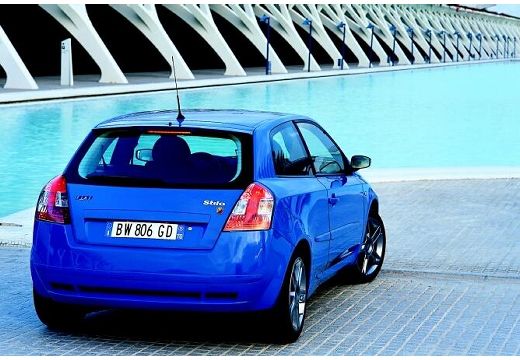 FIAT Stilo II hatchback niebieski jasny tylny prawy