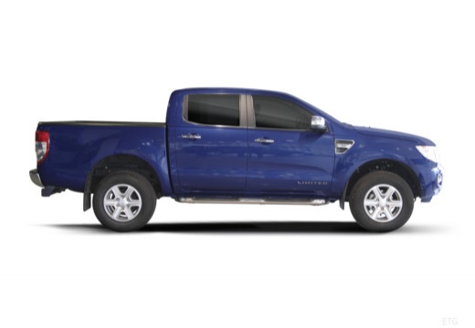 FORD Ranger pickup niebieski jasny boczny prawy