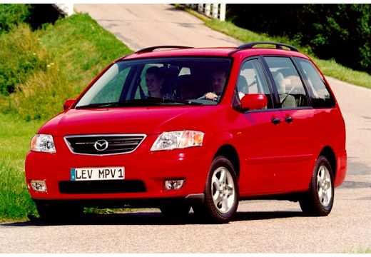 MAZDA MPV van czerwony jasny przedni lewy