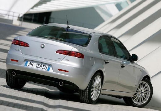 ALFA ROMEO 159 I sedan silver grey tylny prawy