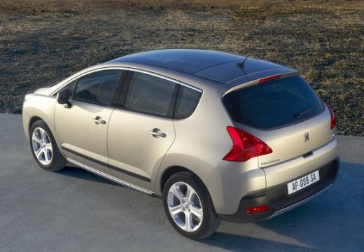 PEUGEOT 3008 hatchback silver grey tylny lewy