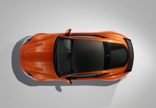 JAGUAR F-Type I coupe pomarańczowy górny przedni
