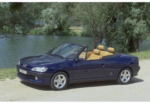 PEUGEOT 306 kabriolet niebieski jasny przedni lewy