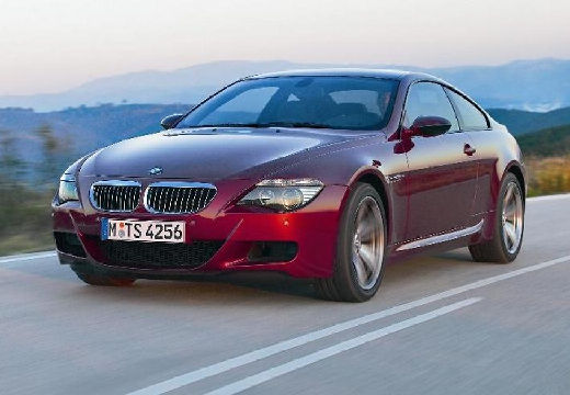 BMW Seria 6 E63 I coupe bordeaux (czerwony ciemny) przedni lewy