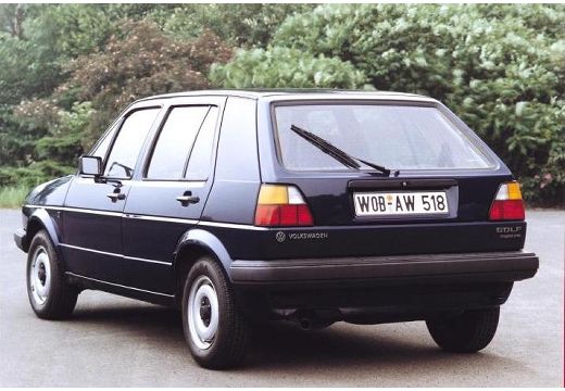 VOLKSWAGEN Golf II hatchback czarny tylny lewy