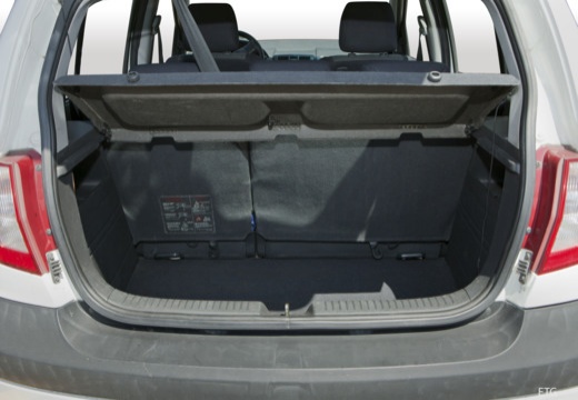 HYUNDAI Getz II hatchback przestrzeń załadunkowa