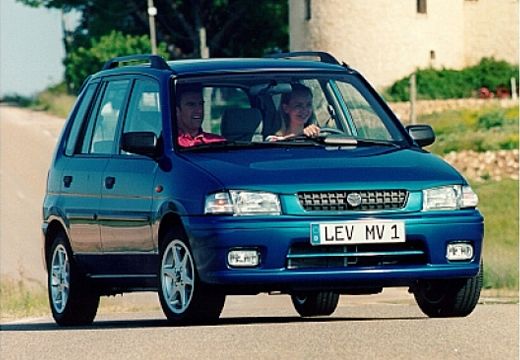 MAZDA Demio kombi mpv niebieski jasny przedni prawy