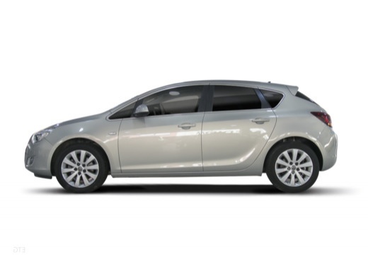 OPEL Astra IV I hatchback silver grey boczny lewy