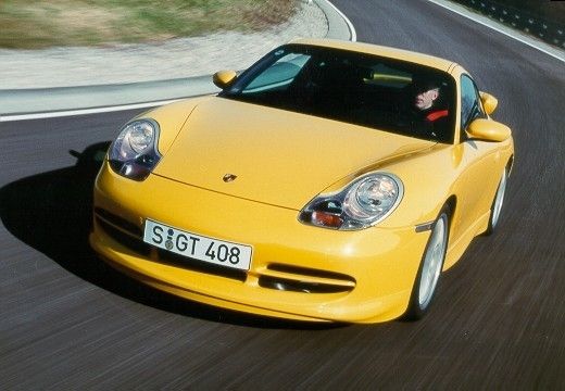 PORSCHE 911 Carrera/Targa 996 coupe żółty przedni lewy