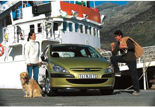 PEUGEOT 307 I hatchback złoty przedni prawy