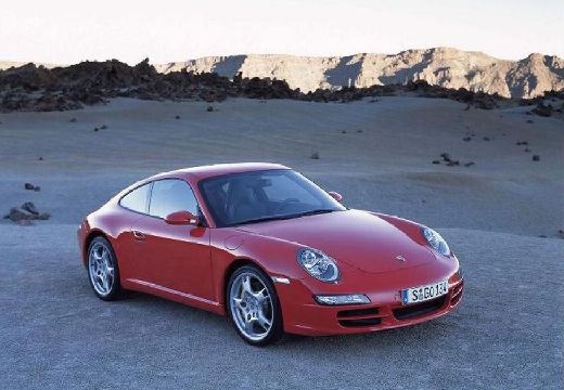 PORSCHE 911 997 coupe czerwony jasny przedni prawy