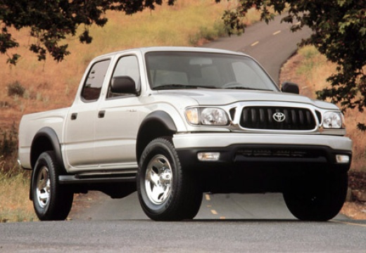 Toyota Tacoma pickup silver grey przedni prawy