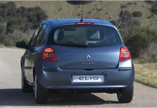 RENAULT Clio III I hatchback niebieski jasny tylny lewy