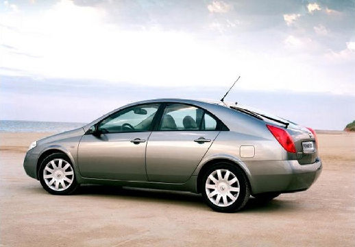 NISSAN Primera hatchback szary ciemny tylny lewy
