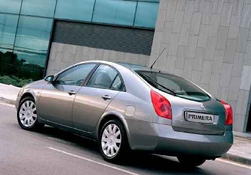 NISSAN Primera hatchback szary ciemny tylny lewy