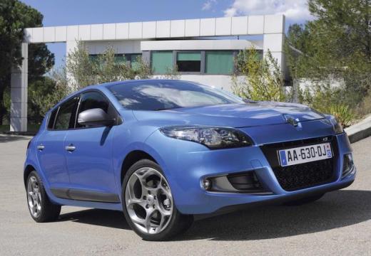RENAULT Megane III I hatchback niebieski jasny przedni prawy