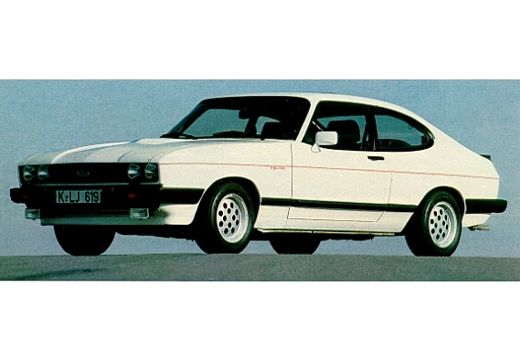 FORD Capri coupe biały przedni lewy