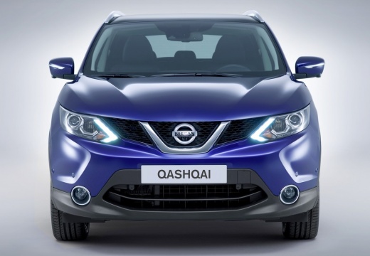 NISSAN Qashqai hatchback niebieski jasny przedni